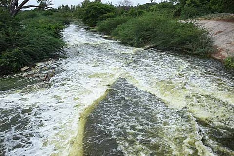 File photo of Noyyal river