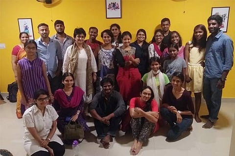 During one of the sustainable workshops organised in the city