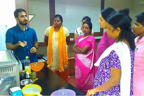 Senthil Kumar Balu during a workshop in the city
