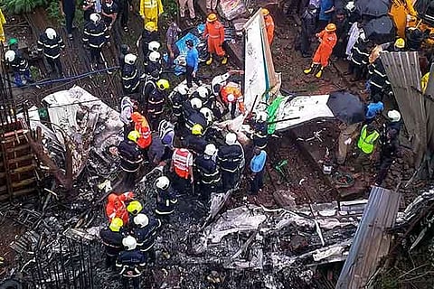 Four crew members including two pilots and a pedestrian -- lost their lives on the June 27 mishap