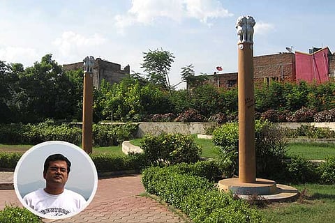 (Inset) TK Krishnakumar; A picture of the maadi poonga