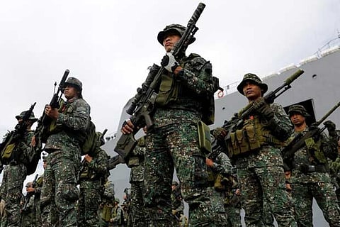 Philippine troops kill 15 militants in air and ground assaults