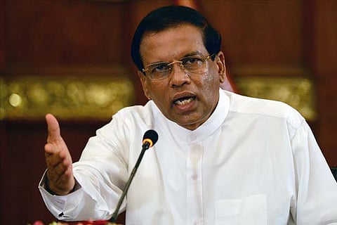 Sri Lankan President Maithripala Sirisena