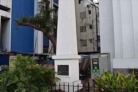 The Esplanade Boundary Pillar