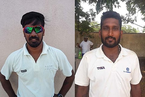 MP Rajesh (right), AC Pratheepan