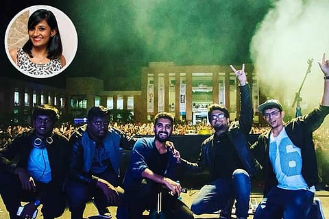 The Non Violinist Project team; (inset) Nadisha Thomas