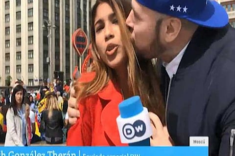 Woman journalist groped during World Cup broadcast