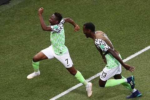 Nigeria bounce back at World Cup to beat Iceland 2-0