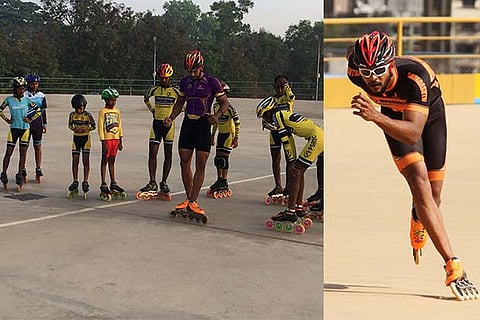 Nikhilesh training students