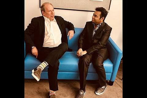 A.R. Rahman with Hans Zimmer