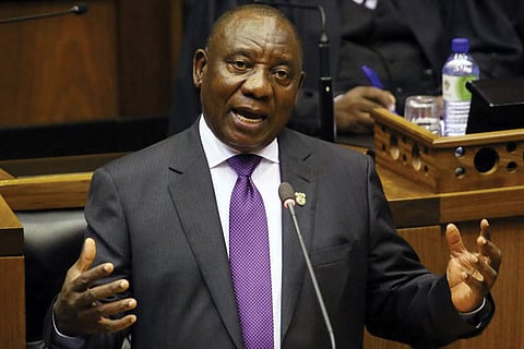 South African President Cyril Ramaphosa