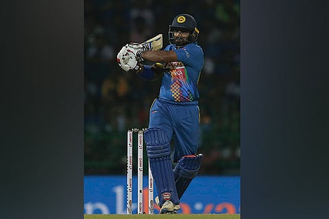 Kusal Perera in action