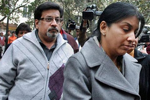 File photo of Rajesh and Nupur Talwar