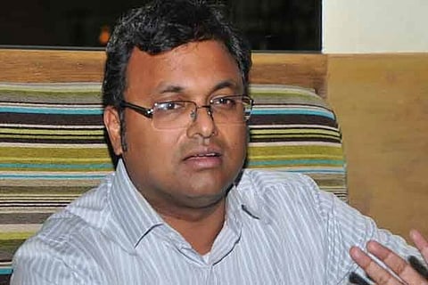 File photo of Karti Chidambaram