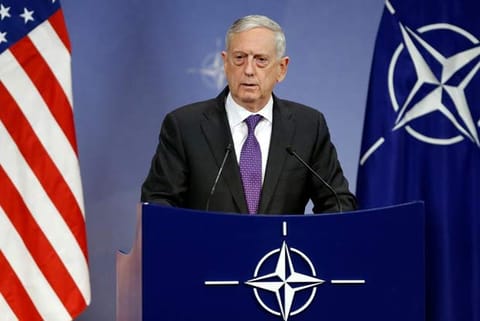 US Secretary of Defence Jim Mattis