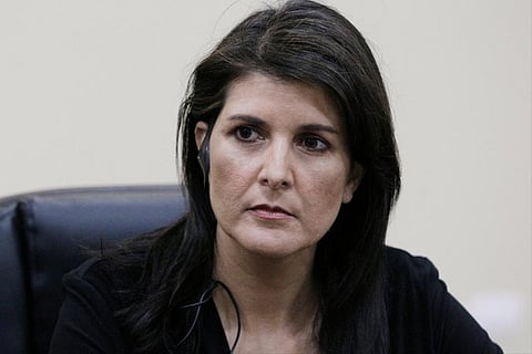 US Ambassador to the United Nations Nikki Haley