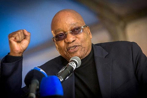 Former South African president Jacob Zuma