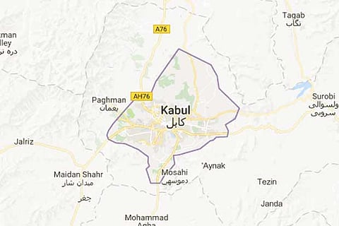 Map of Kabul, capital of Afghanistan
