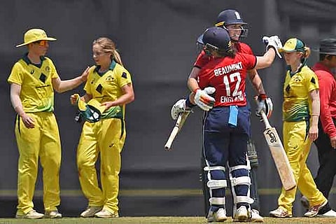 England women?s team recorded an easy win over Australia