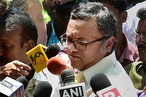 Karti Chidambaram.