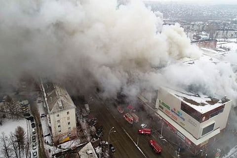 37 killed in Russia shopping mall inferno