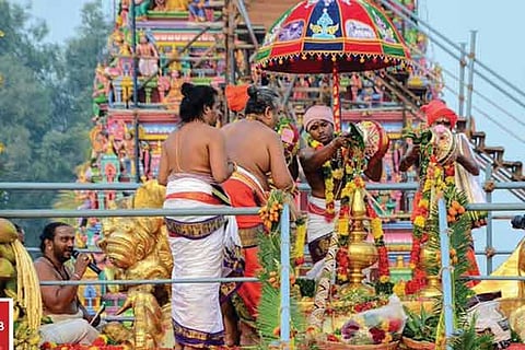 The Samayapuram temple consecration in 2017 (file photo)