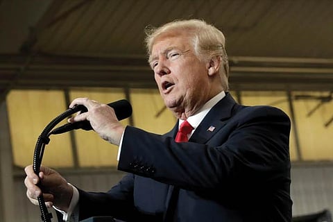 US President Donald Trump