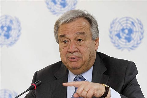 UN chief Antonio Guterres