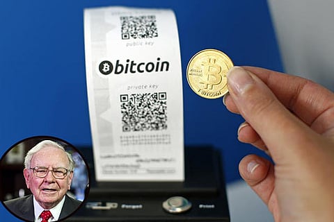 Warren Buffett (inset)