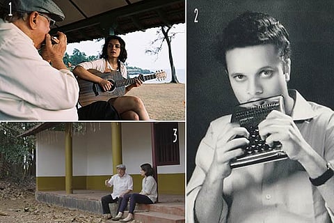 1 A music video shot, 2 MC Rammohan (early 20s), 3 With her granddad at 200-year-old ancestral home