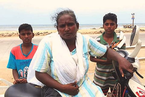 Mahadevi (45), Shop vendor, Kannagi Nagar