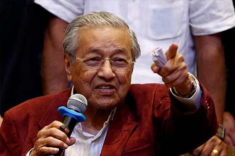 Mahathir Mohamad, former Malaysian prime minister and opposition candidate for Pakatan Harapan