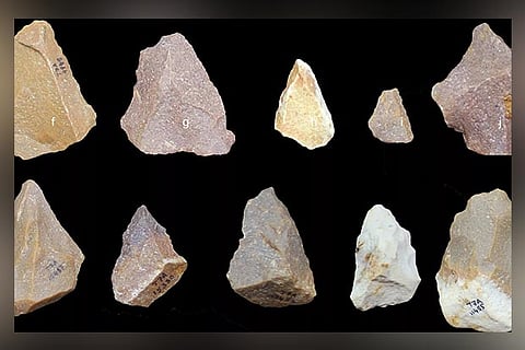 Oldest site of stone artefacts near the city