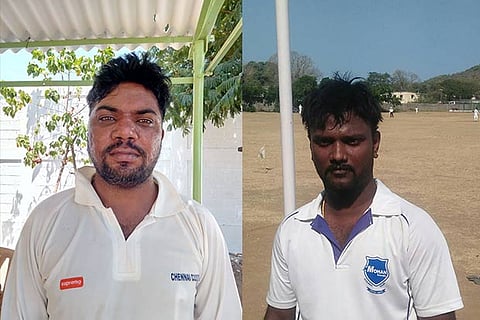 Vivek Kumar; (r) Satish