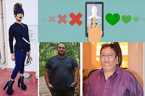 (L-R) Lemuel Huffman; Annirudh Anand; P Madhavan