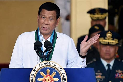 Philippine President Rodrigo Duterte