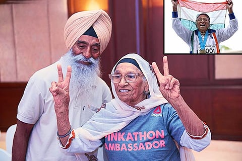 During the World Masters Games held at Auckland, New Zealand