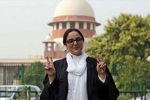 File photo of Kathua rape victim's lawyer Deepika Singh Rajawat