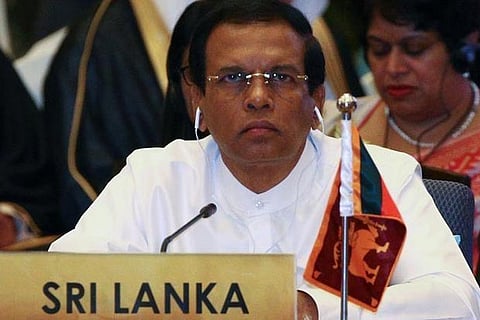 Sri Lanka's President Maithripala Sirisena