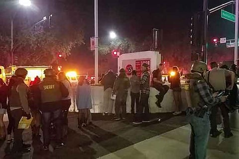 US Marine veteran massacres 12 in 'horrific' mass shooting in California bar packed with students