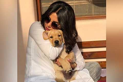 Priyanka Chopra on the sets of 'The Sky is Pink'