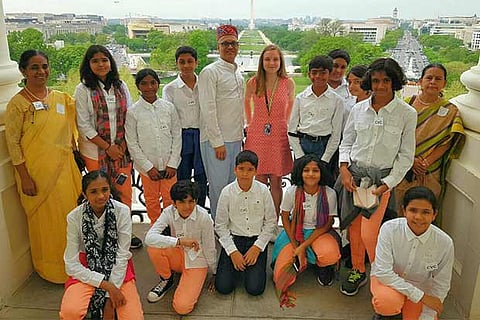 Team LEAP at Capitol Hill visiting offices of US Senators