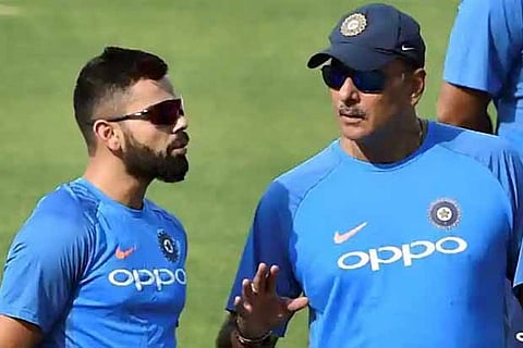 Virat Kohli and Ravi Shastri