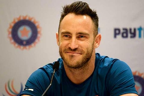 South African captain Faf du Plessis