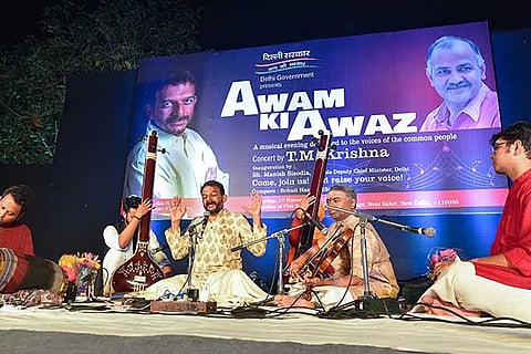 TM Krishna's concert enthrals Delhiites, Sisodia calls huge turnout 'political statement'