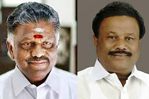 (L) O Panneerselvam, (R) Dindigul C Srinivasan