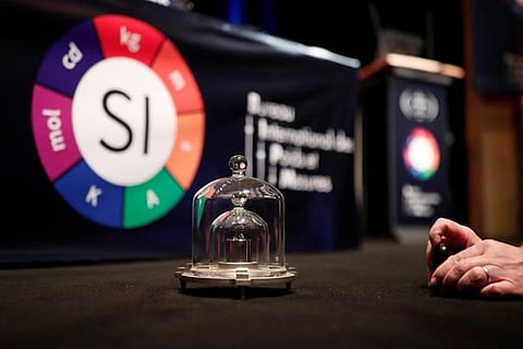 A replica of the International Prototype Kilogram at 26th General Conference on Weights and Measures