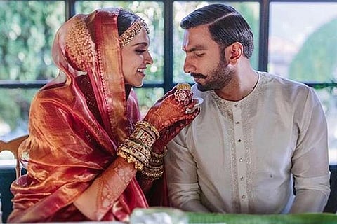 Deepika And Ranveer after their Konkani wedding ceremony