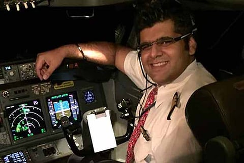 Indian pilot Bhavye Suneja