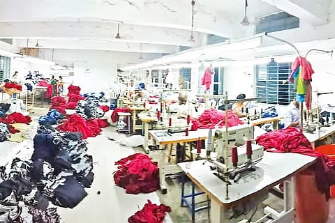Garment manufacturing unit in Tirupur (file photo)